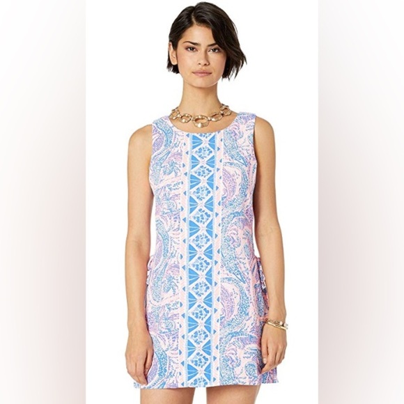 Lilly Pulitzer Donna Romper in Maybe Gato Engineered - Picture 2 of 11